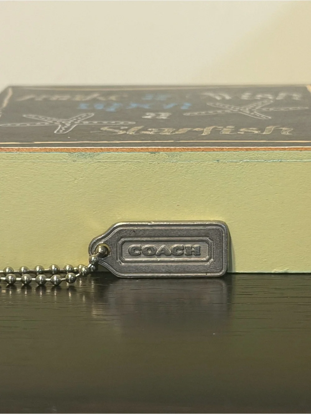 Coach Metal Mini Hang Tag